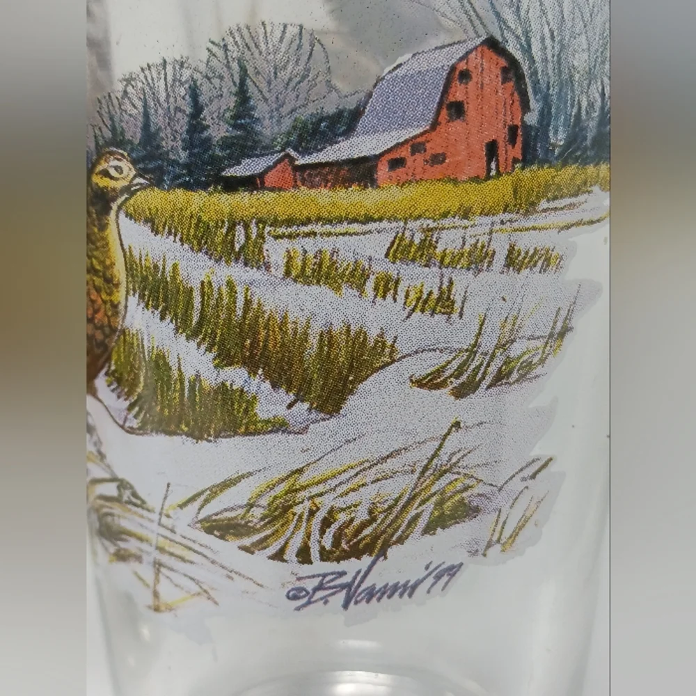 Budweiser Wildlife Collector Pint Glasses Set – Vintage Beer Glasses with Wildli